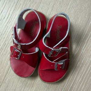 FootMates Bright Red Kids Sandals